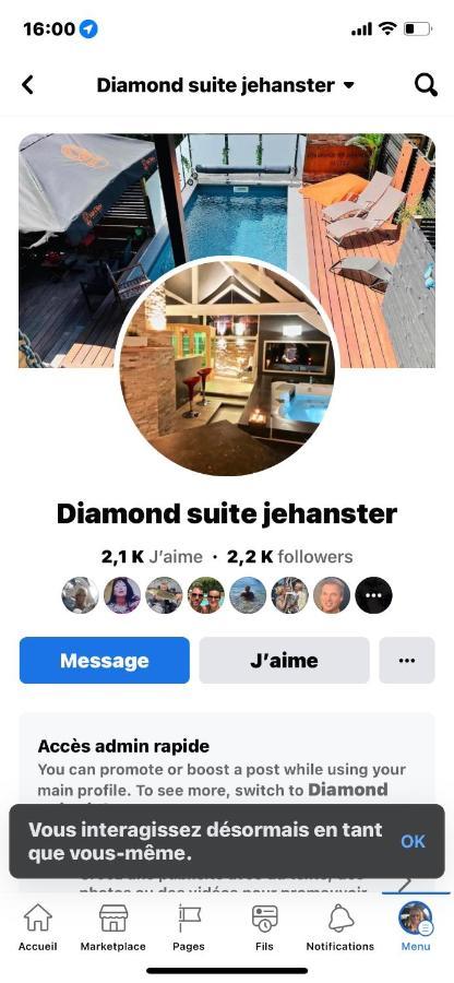La Suite Diamant Theux Exterior photo